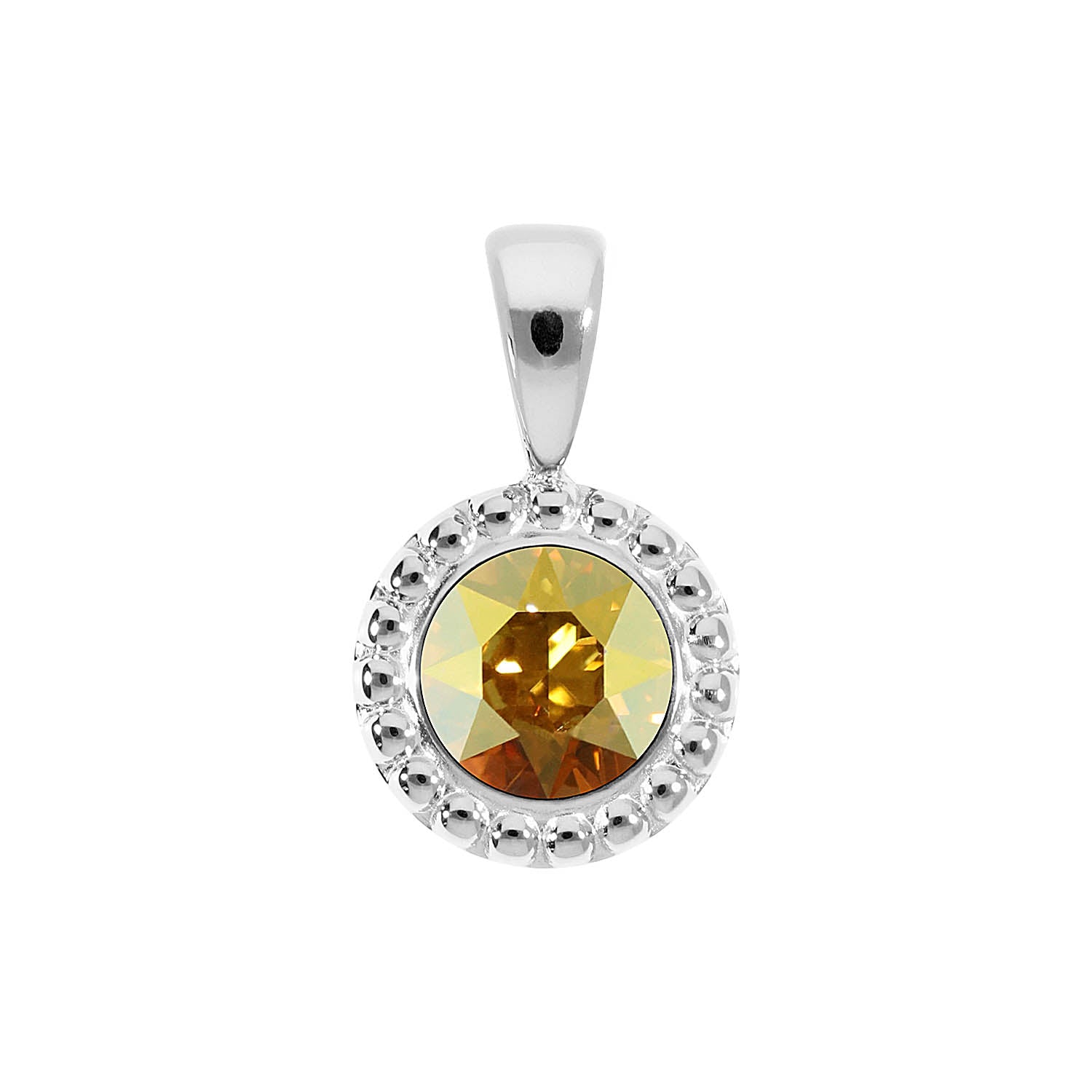 Ghiare Pendant 0.43" - Silver metallic sunshine