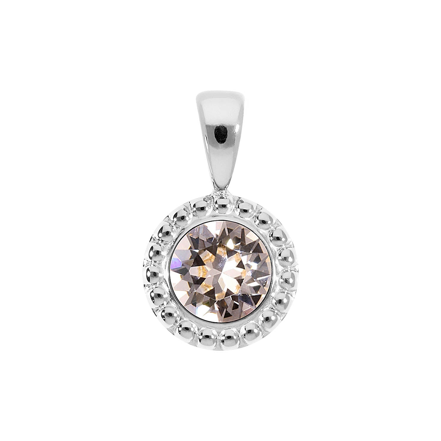 Ghiare Pendant 0.43" - Silver silk