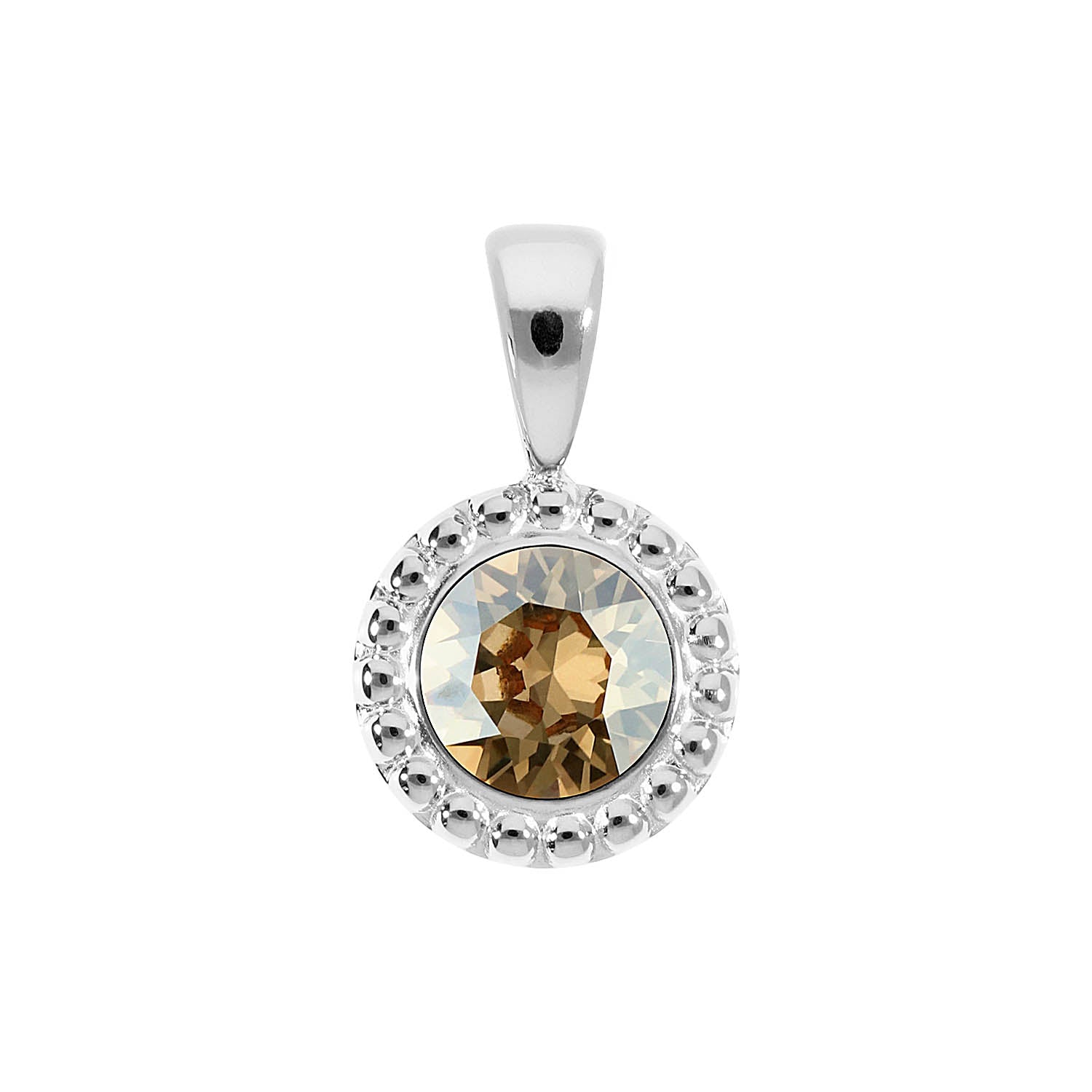 Ghiare Pendant 0.43" - Silver Golden shadow