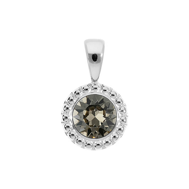 Ghiare Pendant 0.43" - Silver Greige