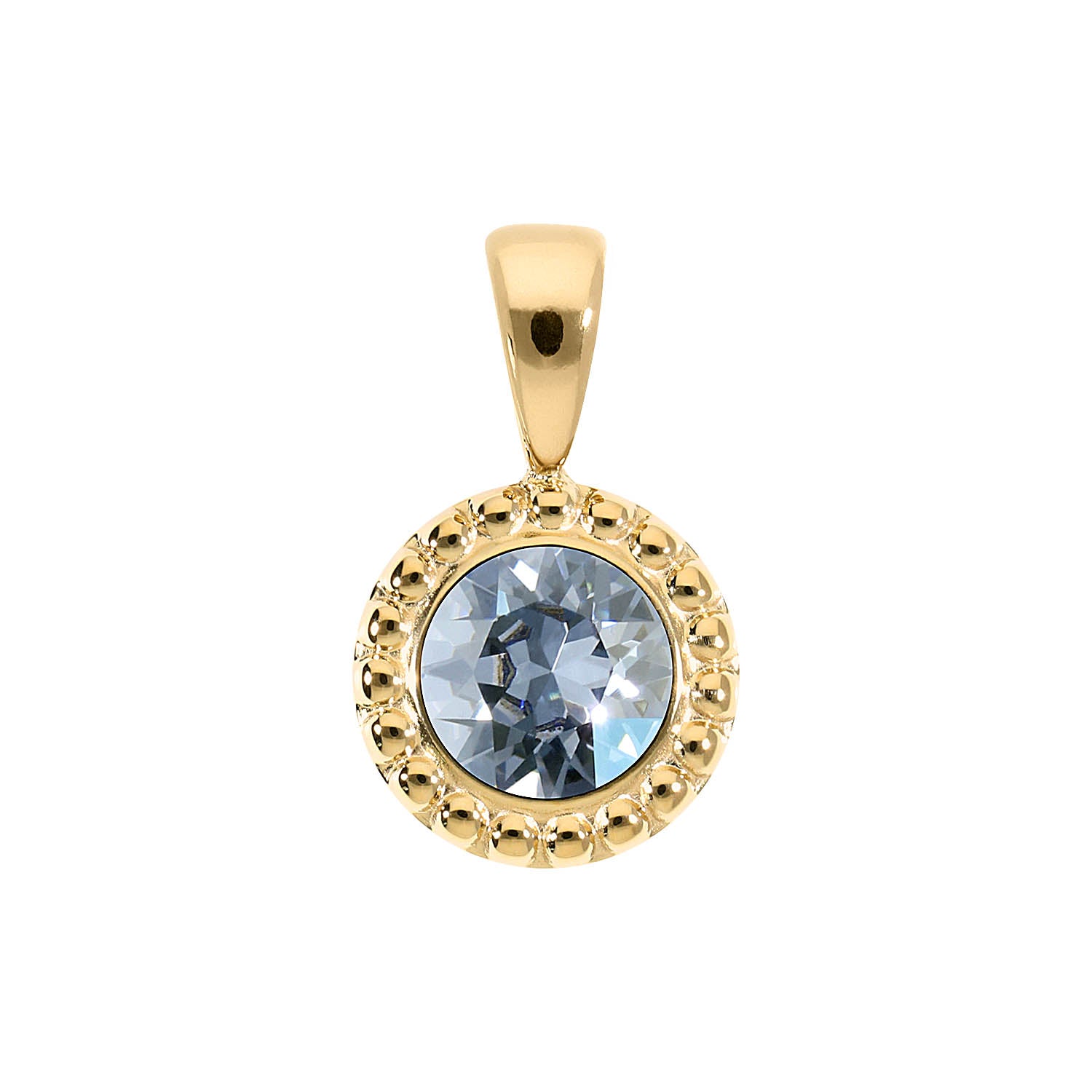 Ghiare Pendant 0.43" - Gold blue shade