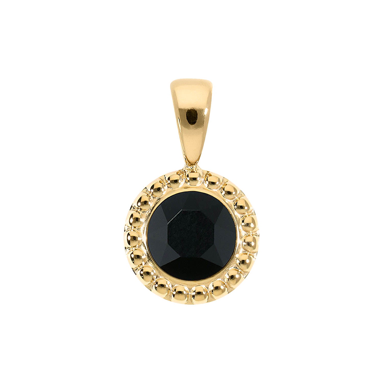 Ghiare Pendant 0.43" - Gold jet