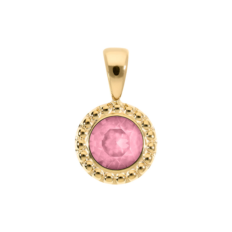 Ghiare Pendant 0.43" - Gold Light Rose