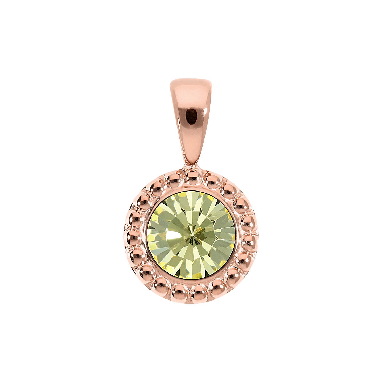 Ghiare Pendant 0.43" - Rose Gold Jonquil
