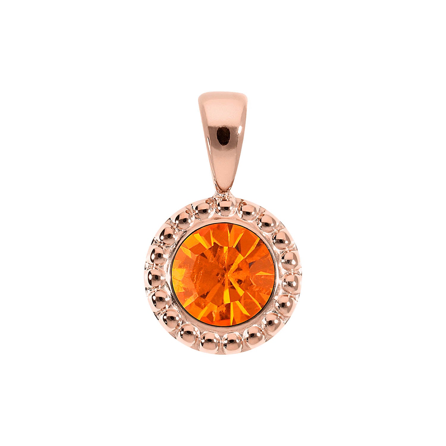 Ghiare Pendant 0.43" - Rose Gold sun