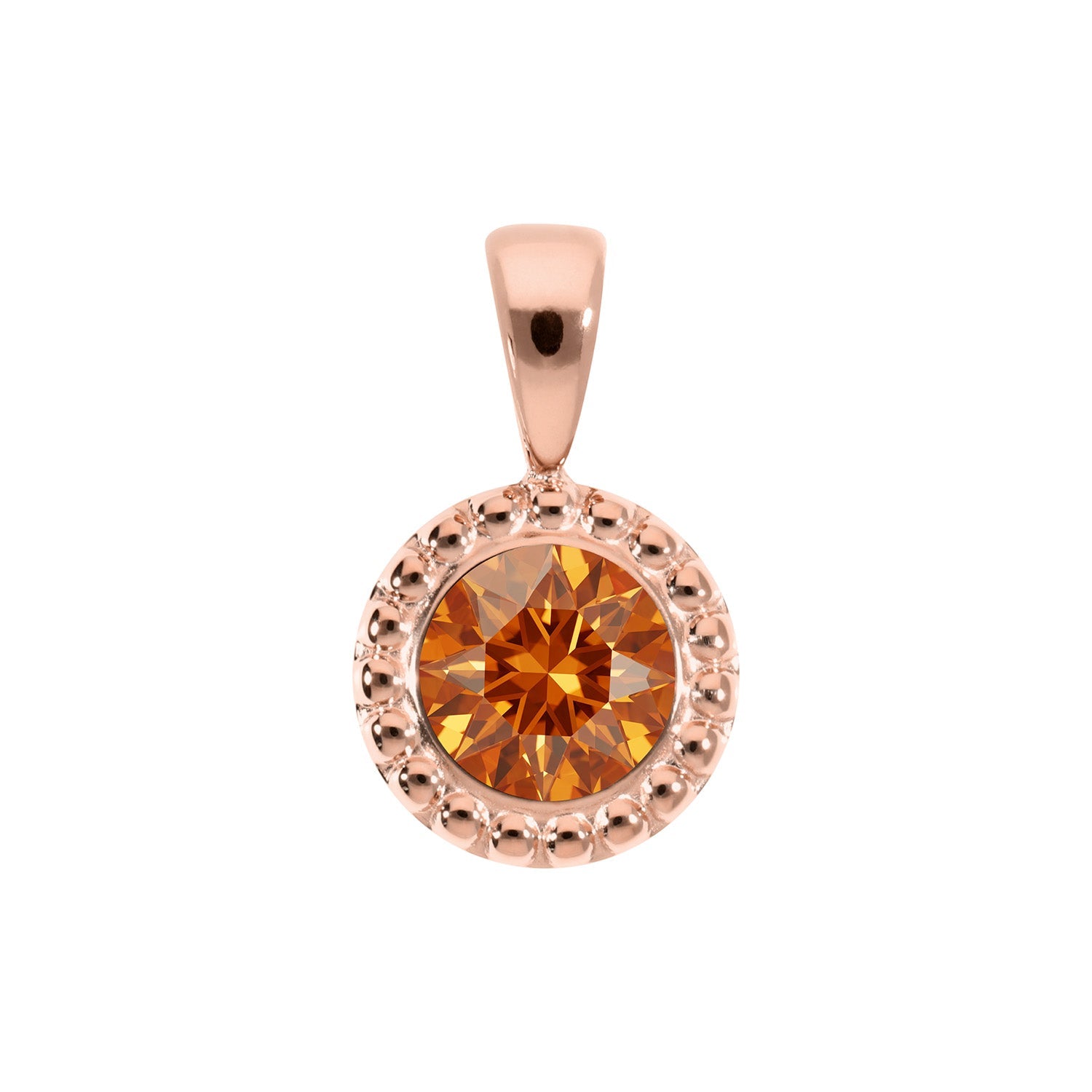 Ghiare Pendant 0.43" - Rose Gold