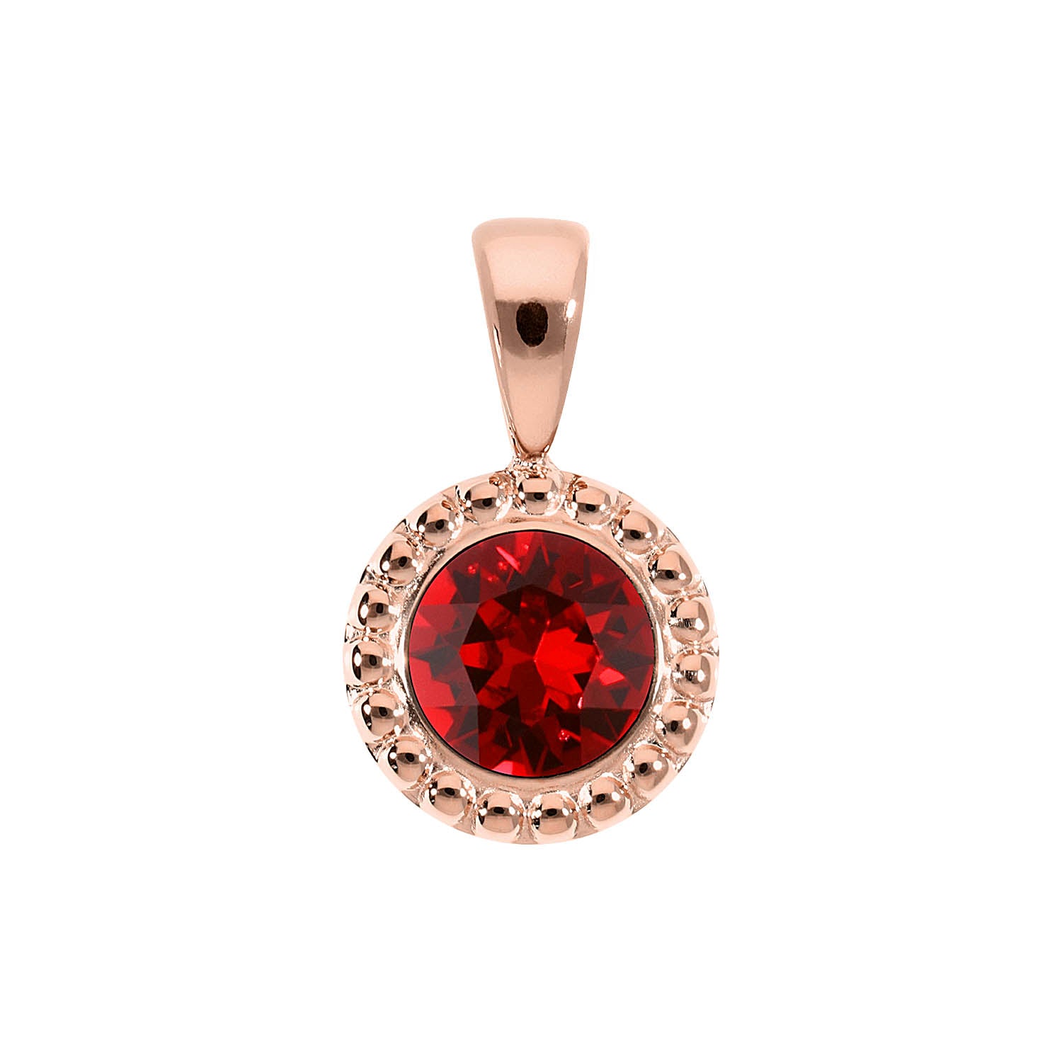 Ghiare Pendant 0.43" - Rose Gold scarlet