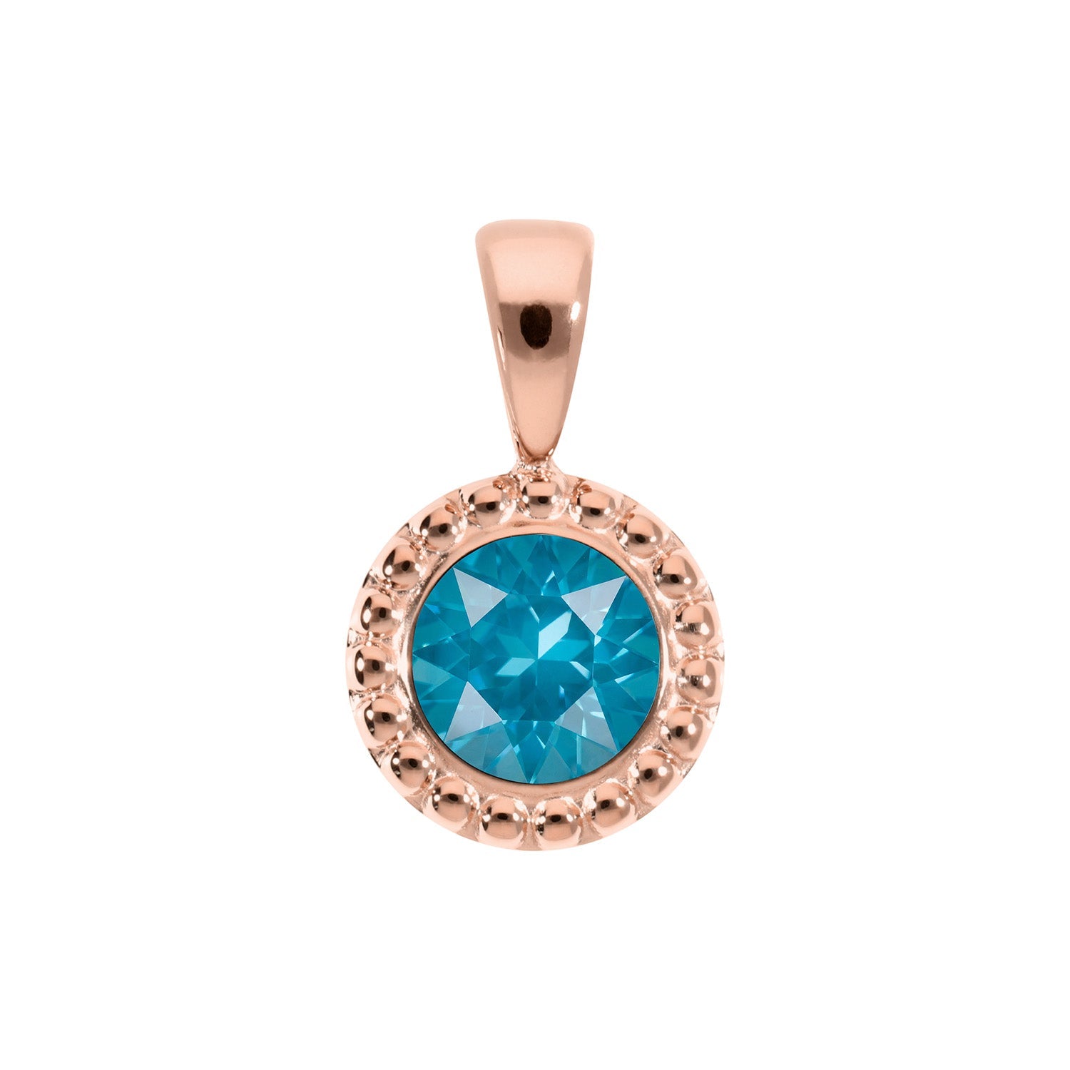 Ghiare Pendant 0.43" - Rose Gold