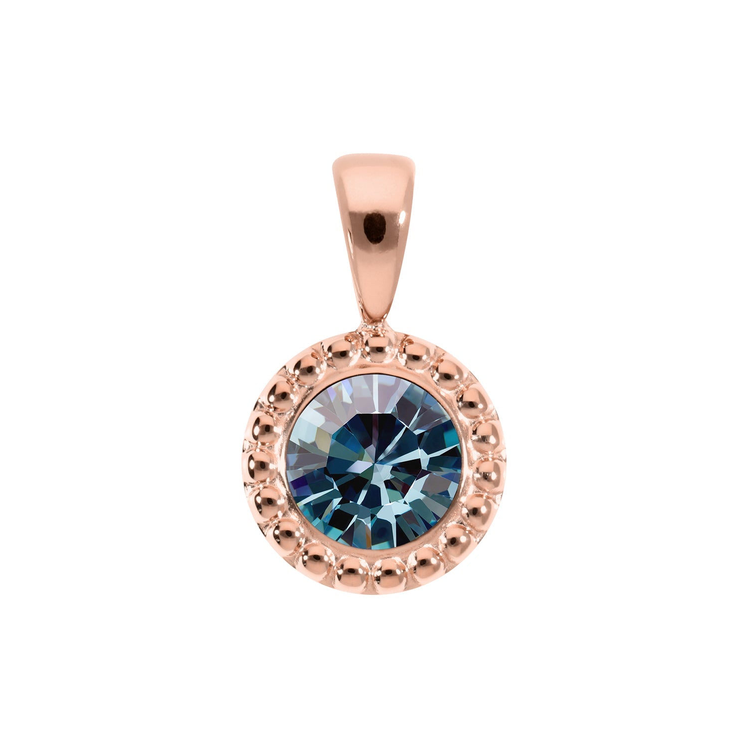Ghiare Pendant 0.43" - Rose Gold