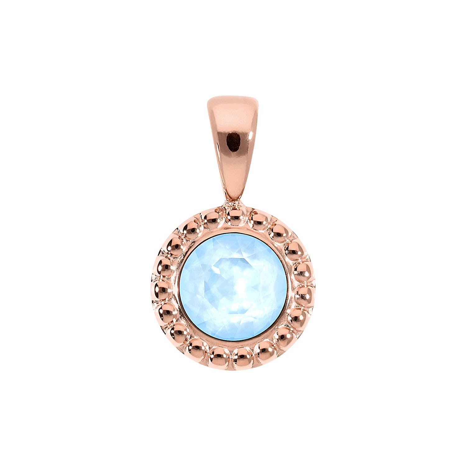 Ghiare Pendant 0.43" - Rose Gold crystal sky ignite