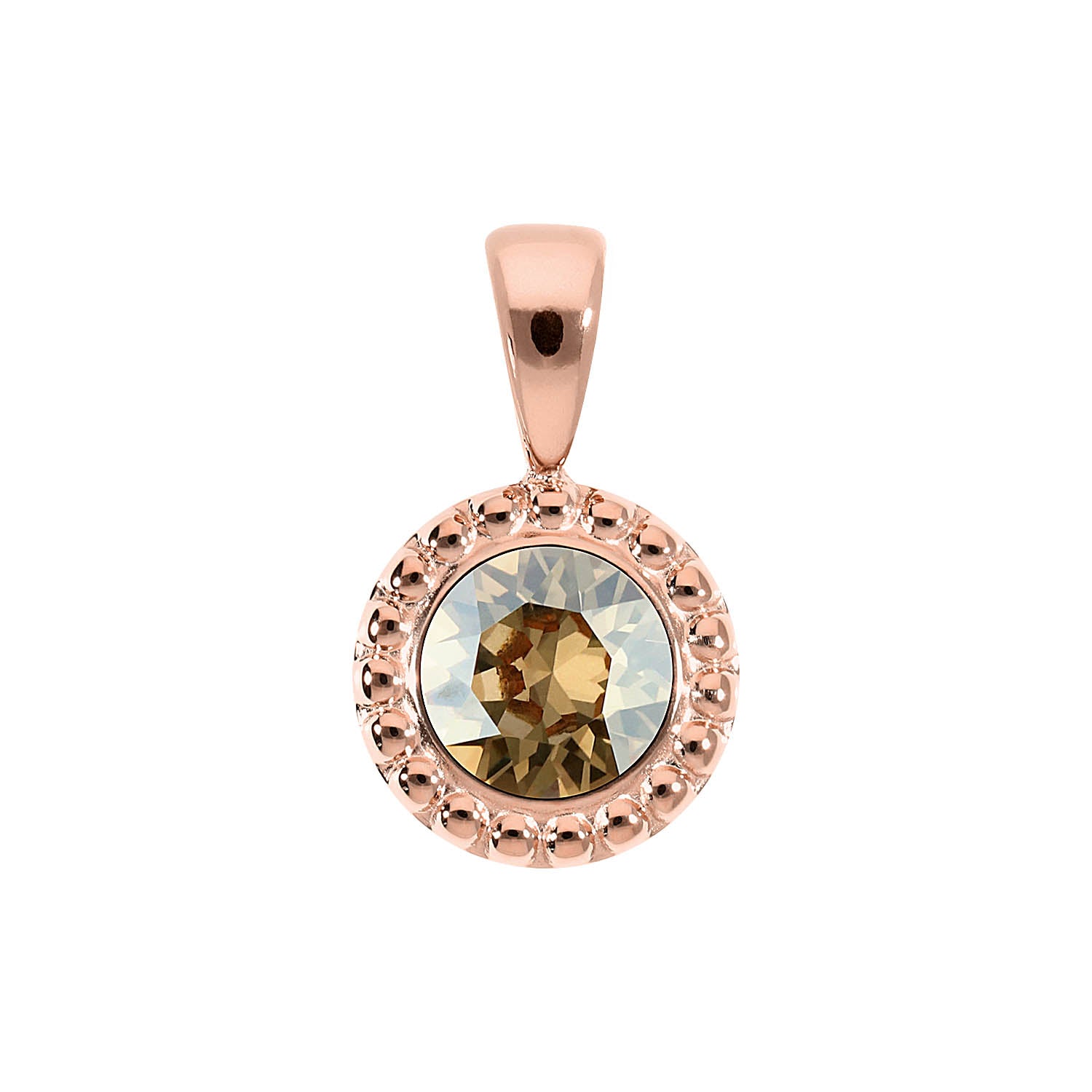 Ghiare Pendant 0.43" - Rose Gold Golden shadow