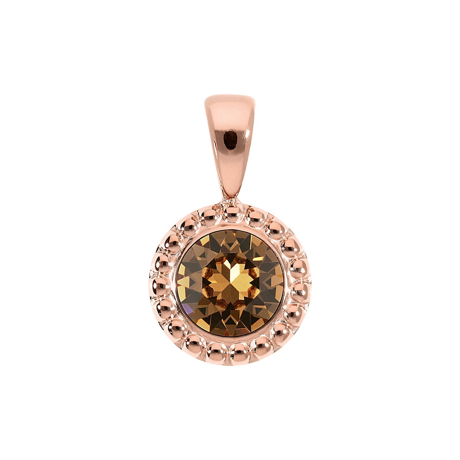 Ghiare Pendant 0.43" - Rose Gold