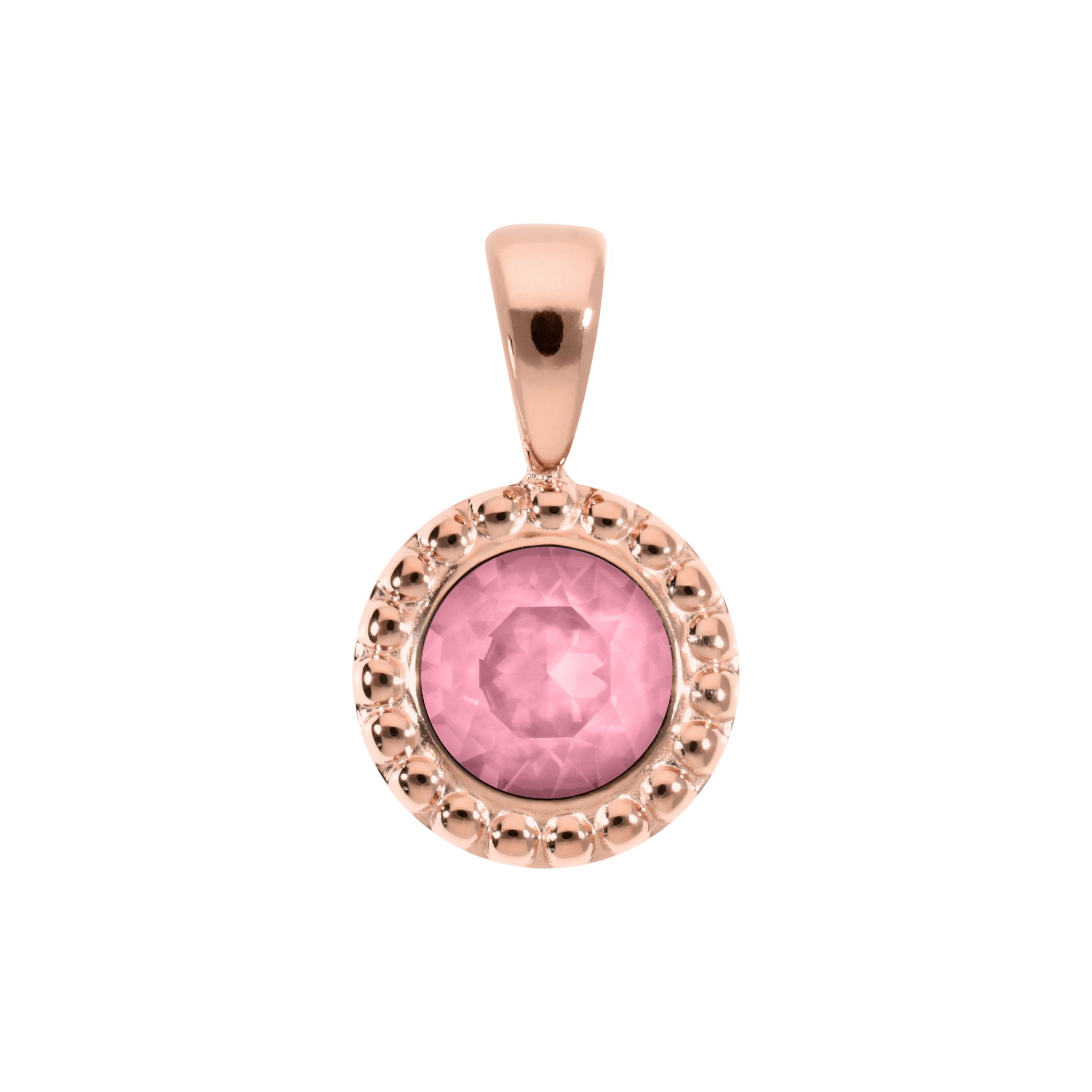 Ghiare Pendant 0.43" - Rose Gold Light Rose