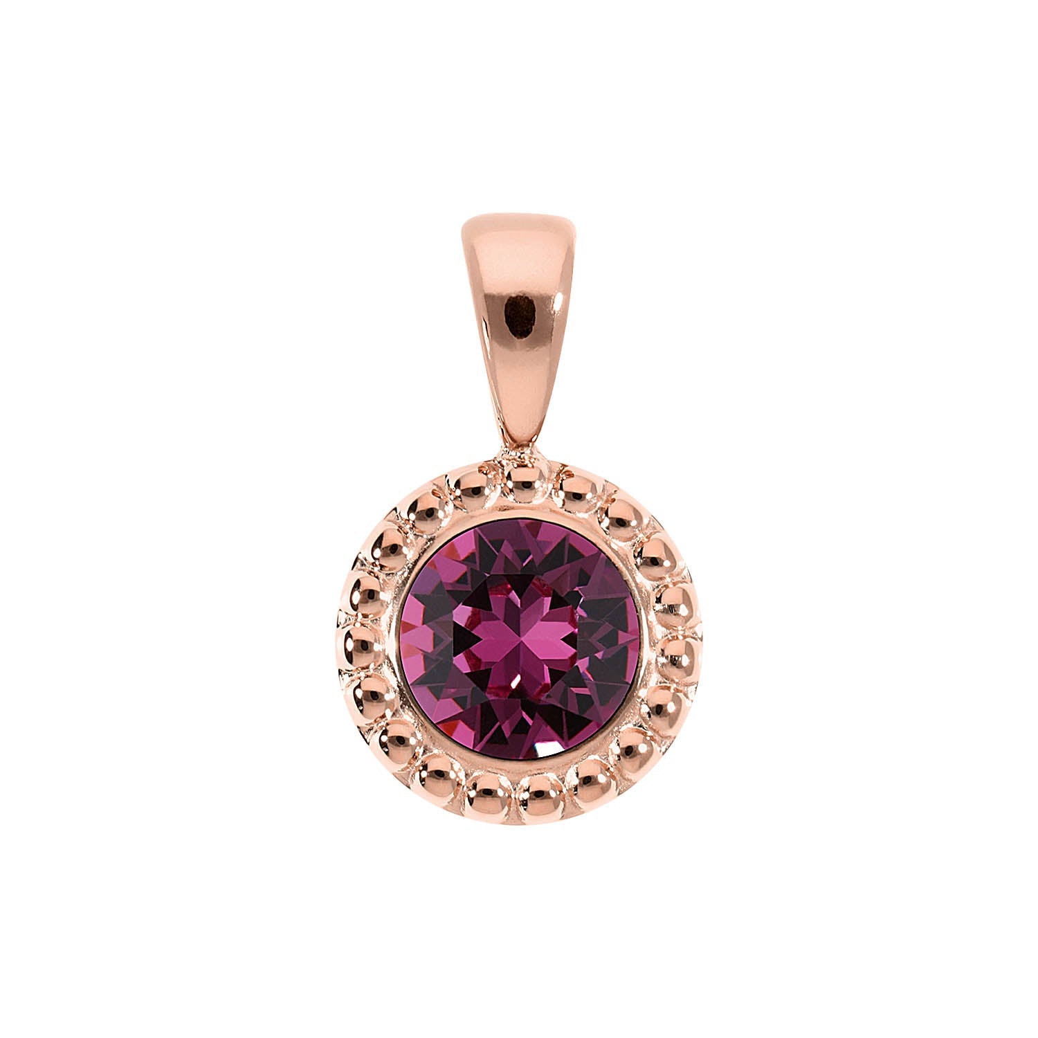 Ghiare Pendant 0.43" - Rose Gold