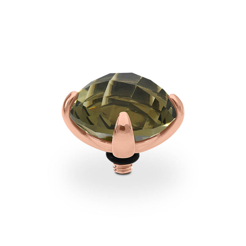 Seano Top 0.51" Rose Gold / black diamond