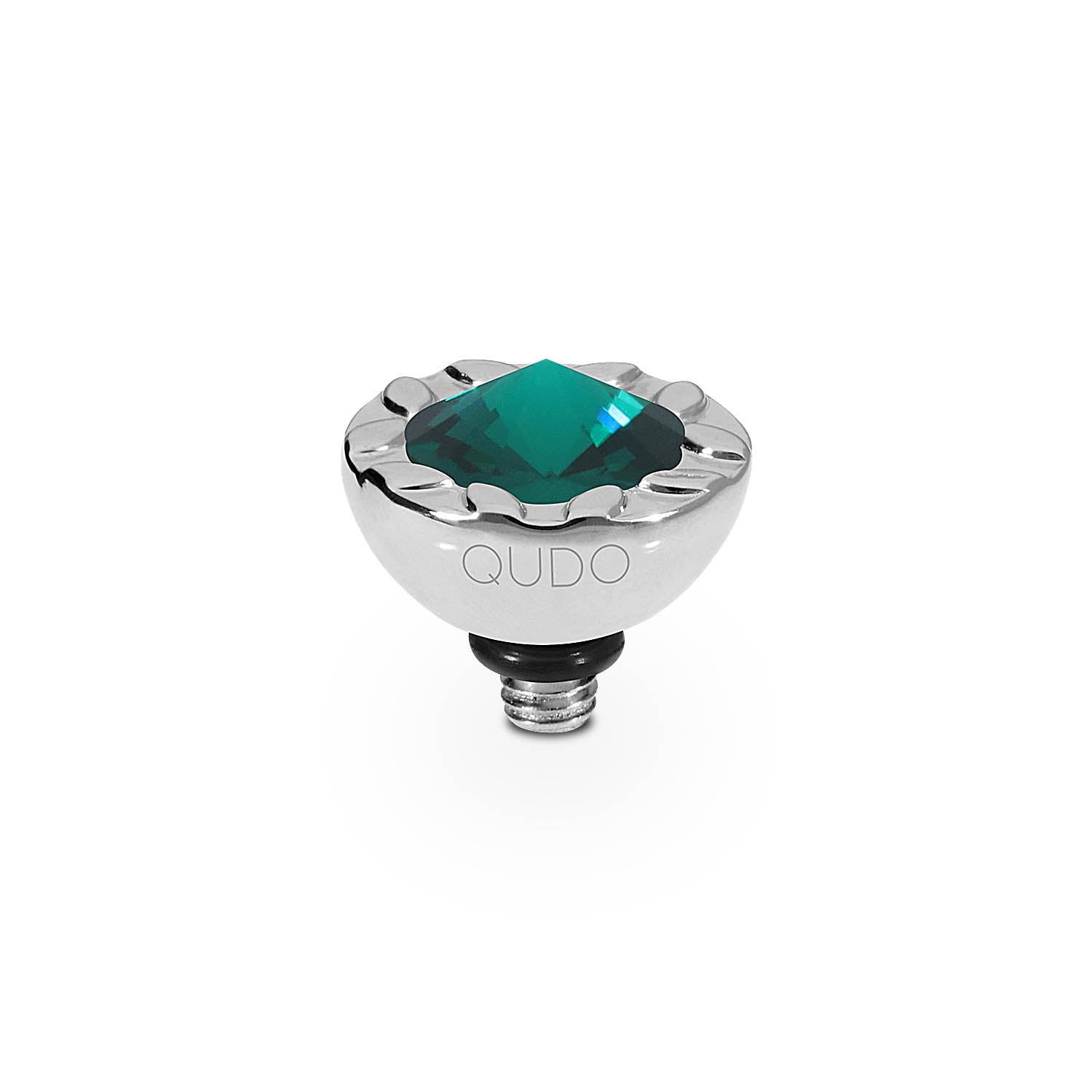 Melara Top 0.4" - Silver emerald