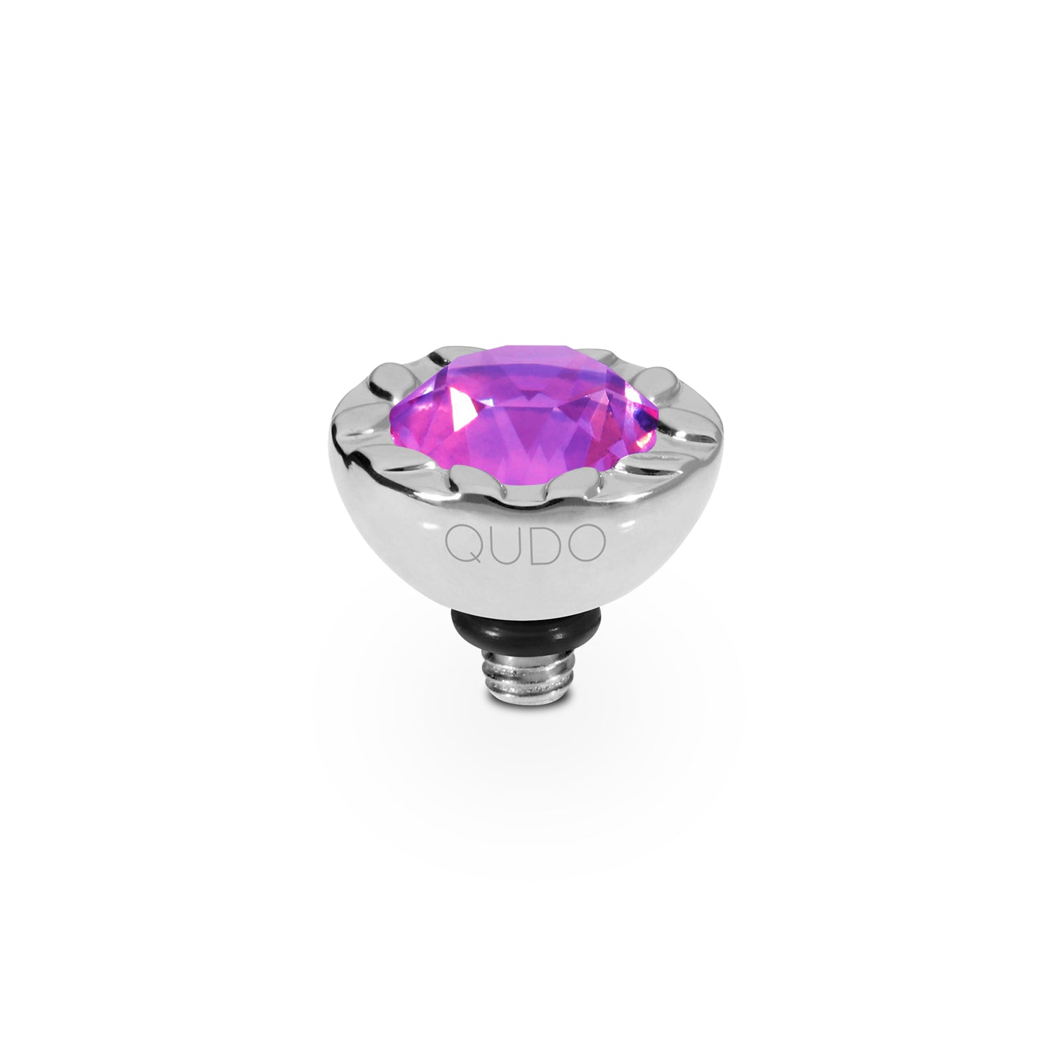 Melara Top 0.4" - Silver Crystal Electric Violet Ignite