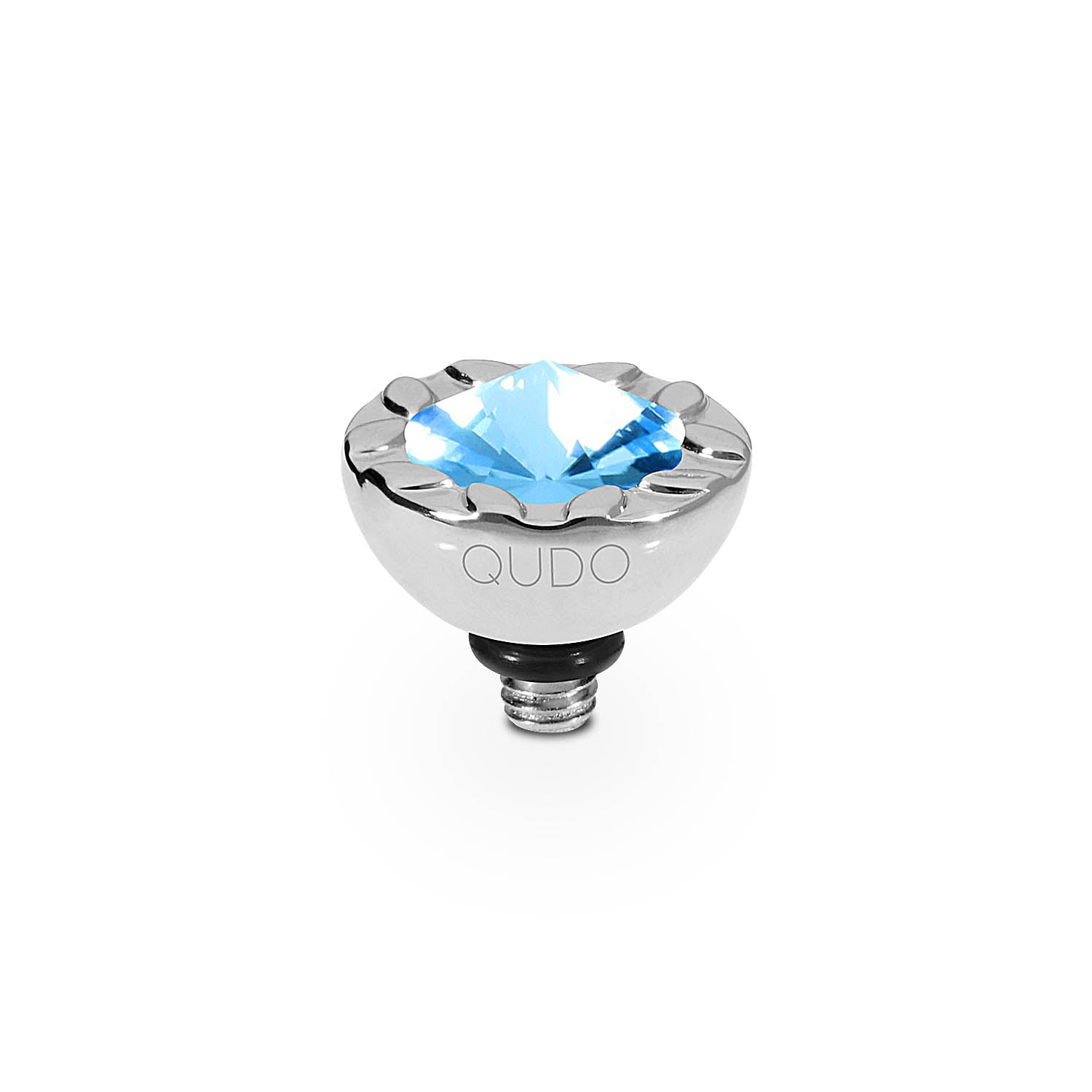 Melara Top 0.4" - Silver aquamarine