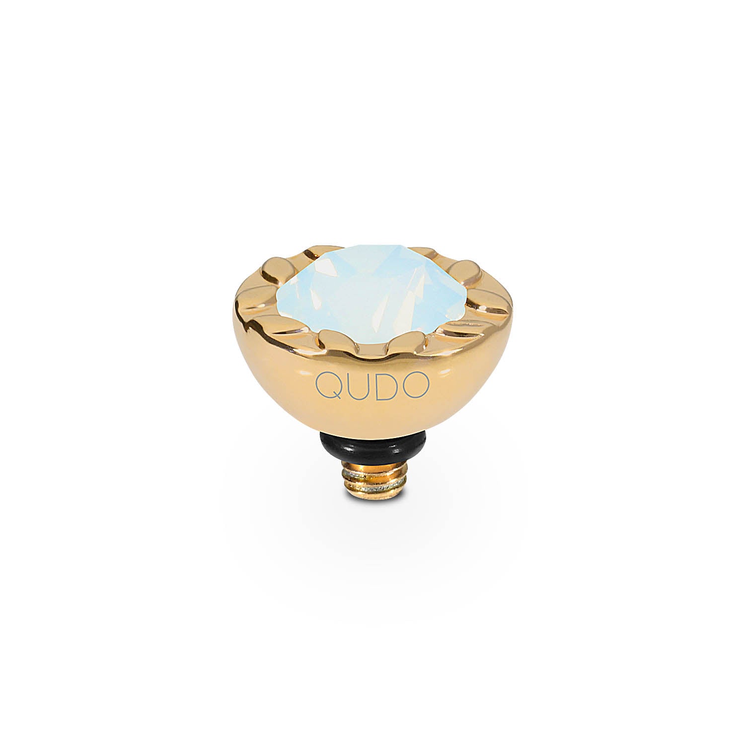 Melara Top 0.4" - Gold white opal