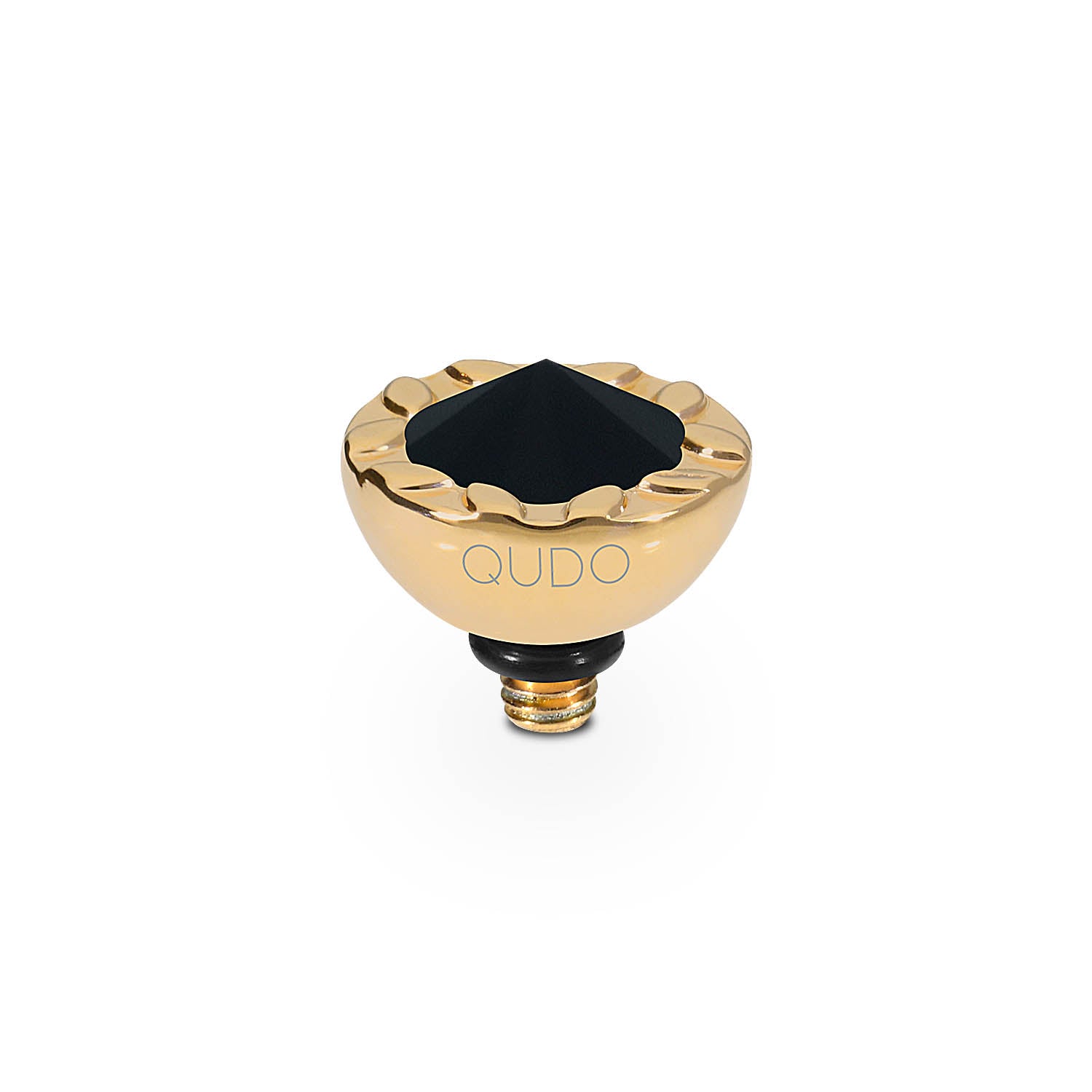 Melara Top 0.4" - Gold jet hematite
