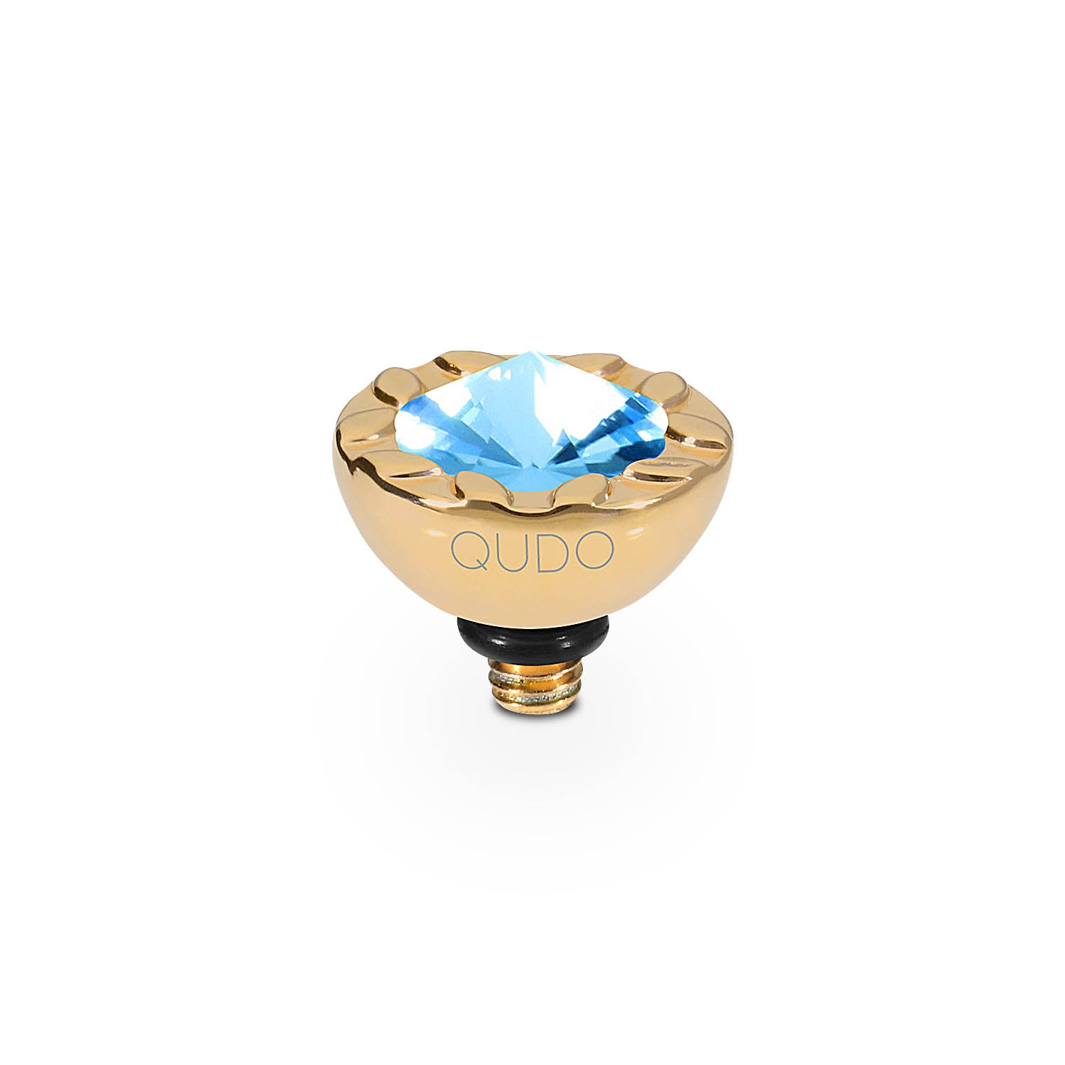Melara Top 0.4" - Gold aquamarine