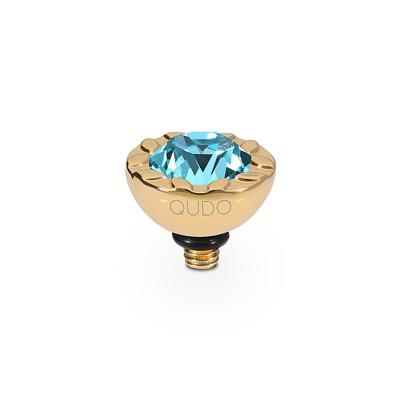 Melara Top 0.4" - Gold Light Turquoise