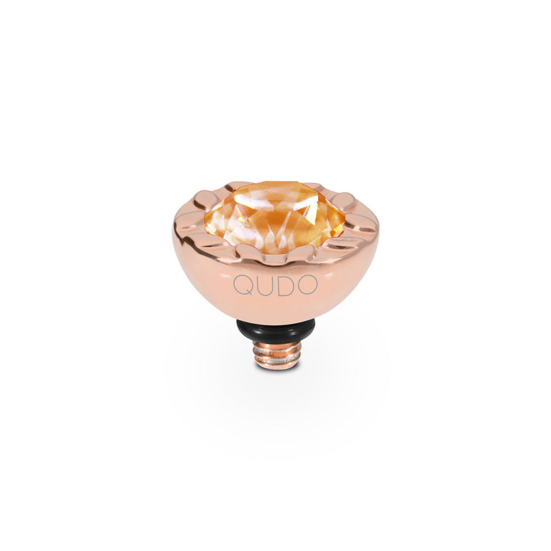 Melara Top 0.4" - Rose Gold Crystal Mango Ignite