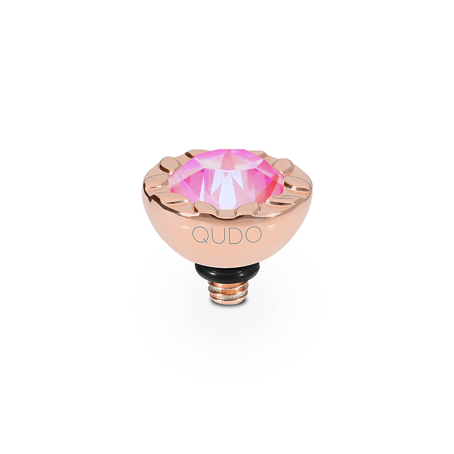 Melara Top 0.4" - Rose Gold crystal lotus pink delite