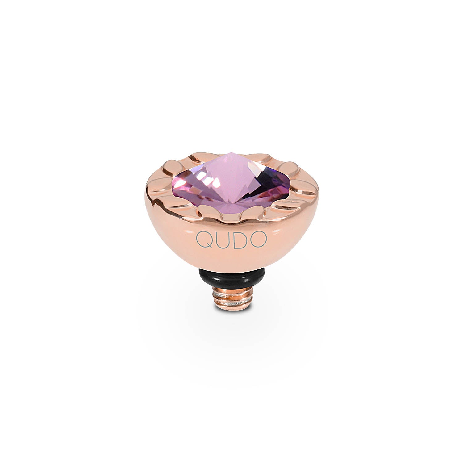 Melara Top 0.4" - Rose Gold light amethyst