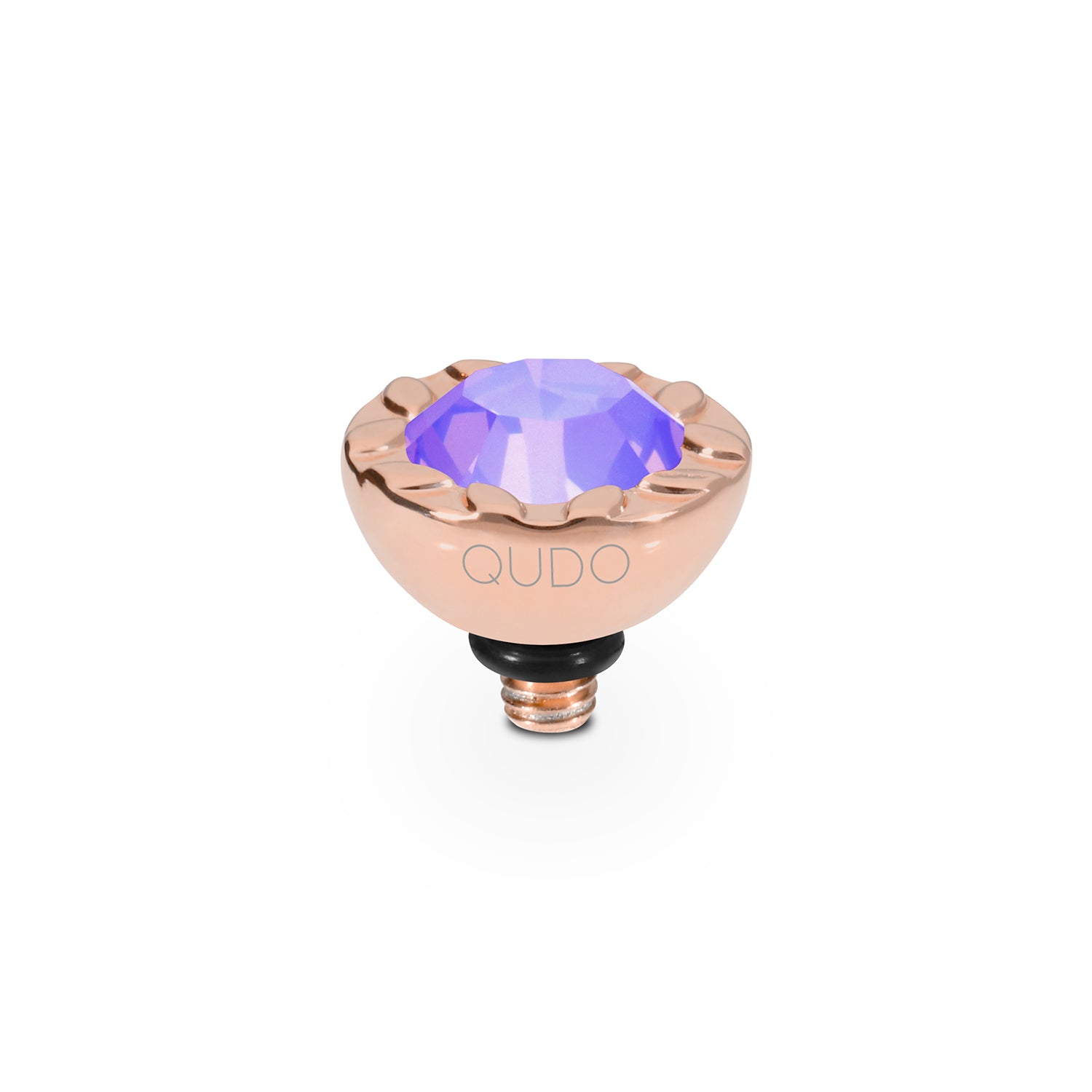 Melara Top 0.4" - Rose Gold Crystal Purple Ignite