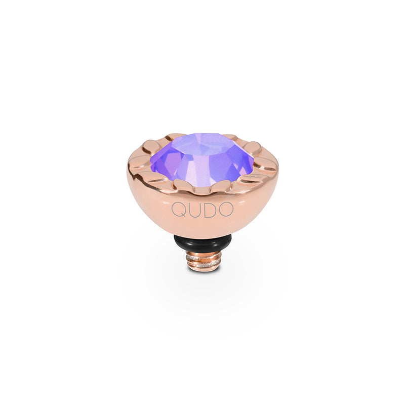 Melara Top 0.4" - Rose Gold Crystal Purple Ignite