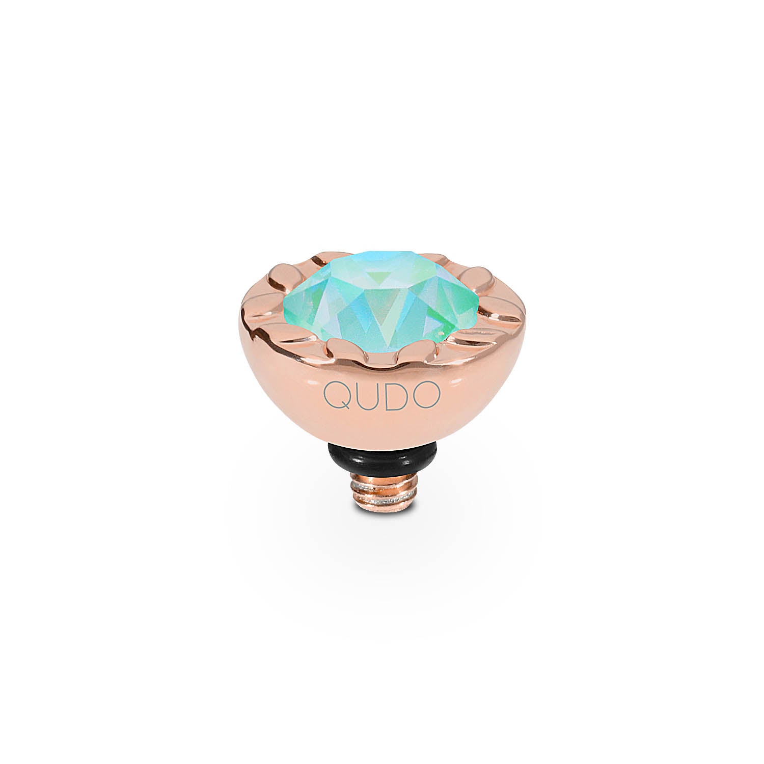 Melara Top 0.4" - Rose Gold crystal silky sage delite