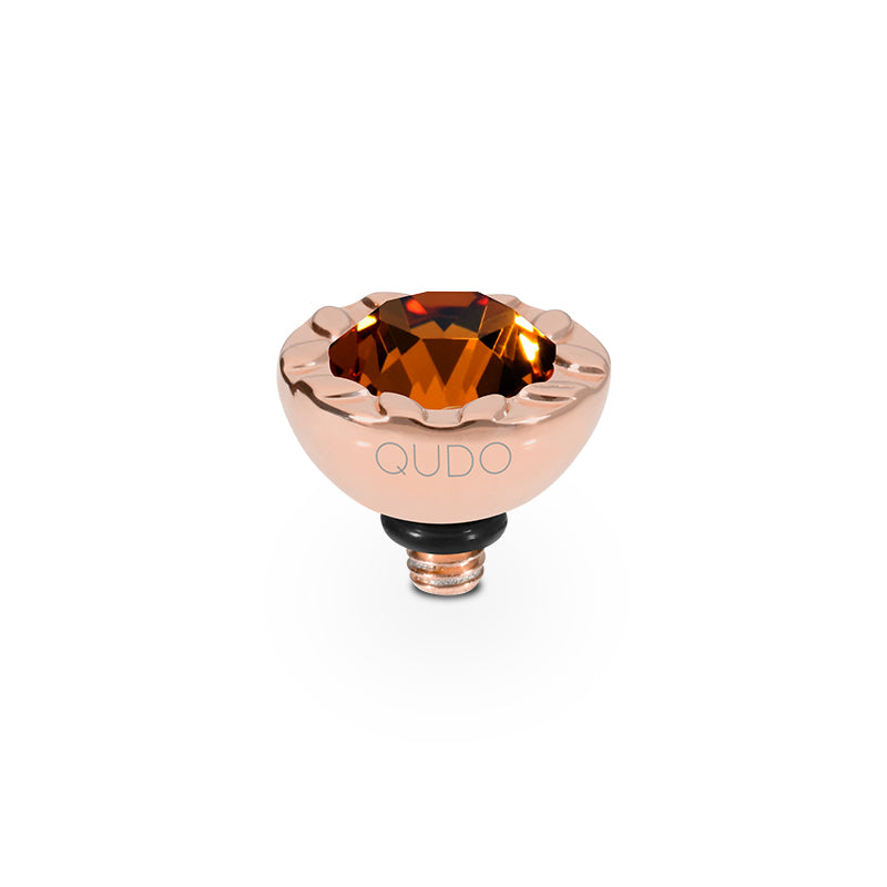 Melara Top 0.4" - Rose Gold Smoked Topaz