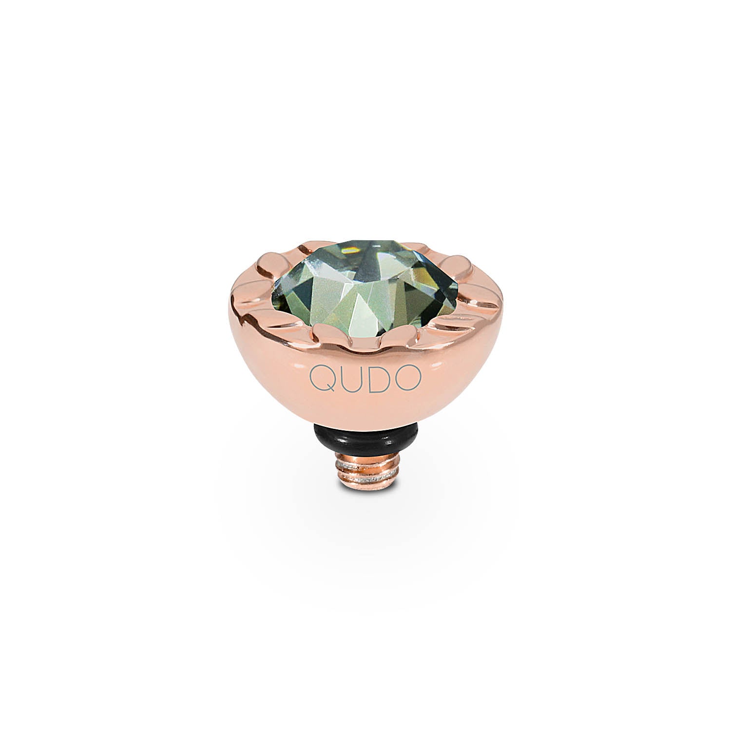 Melara Top 0.4" - Rose Gold black diamond