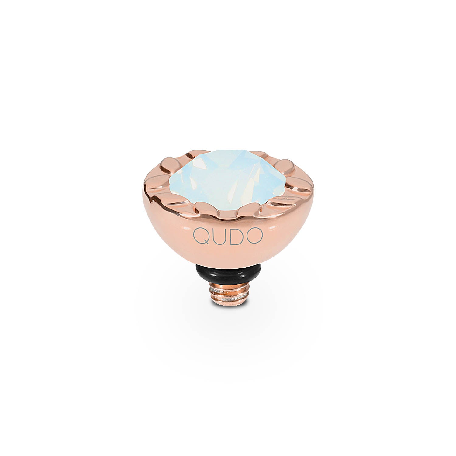 Melara Top 0.4" - Rose Gold white opal