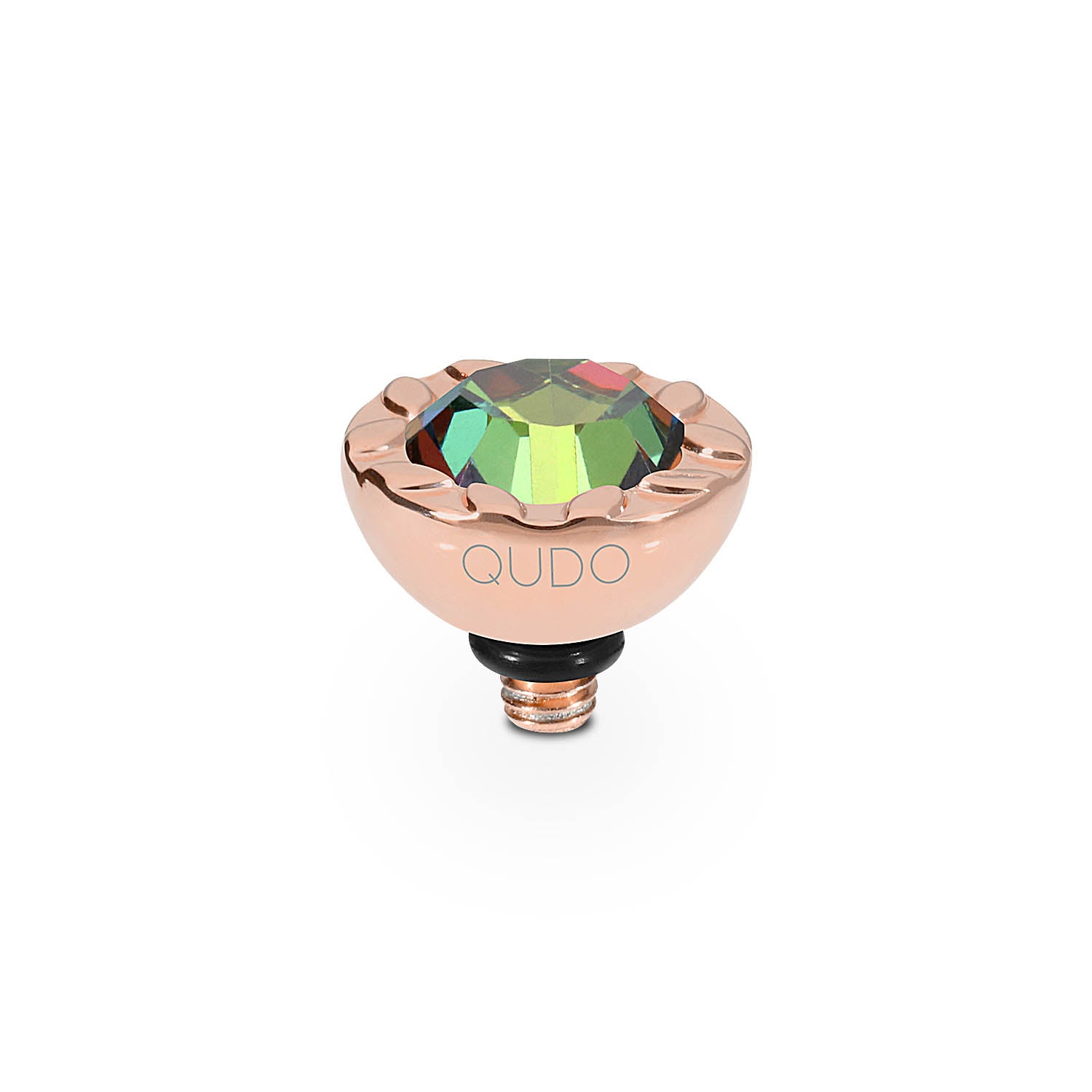 Melara Top 0.4" - Rose Gold Crystal Vitrail Medium