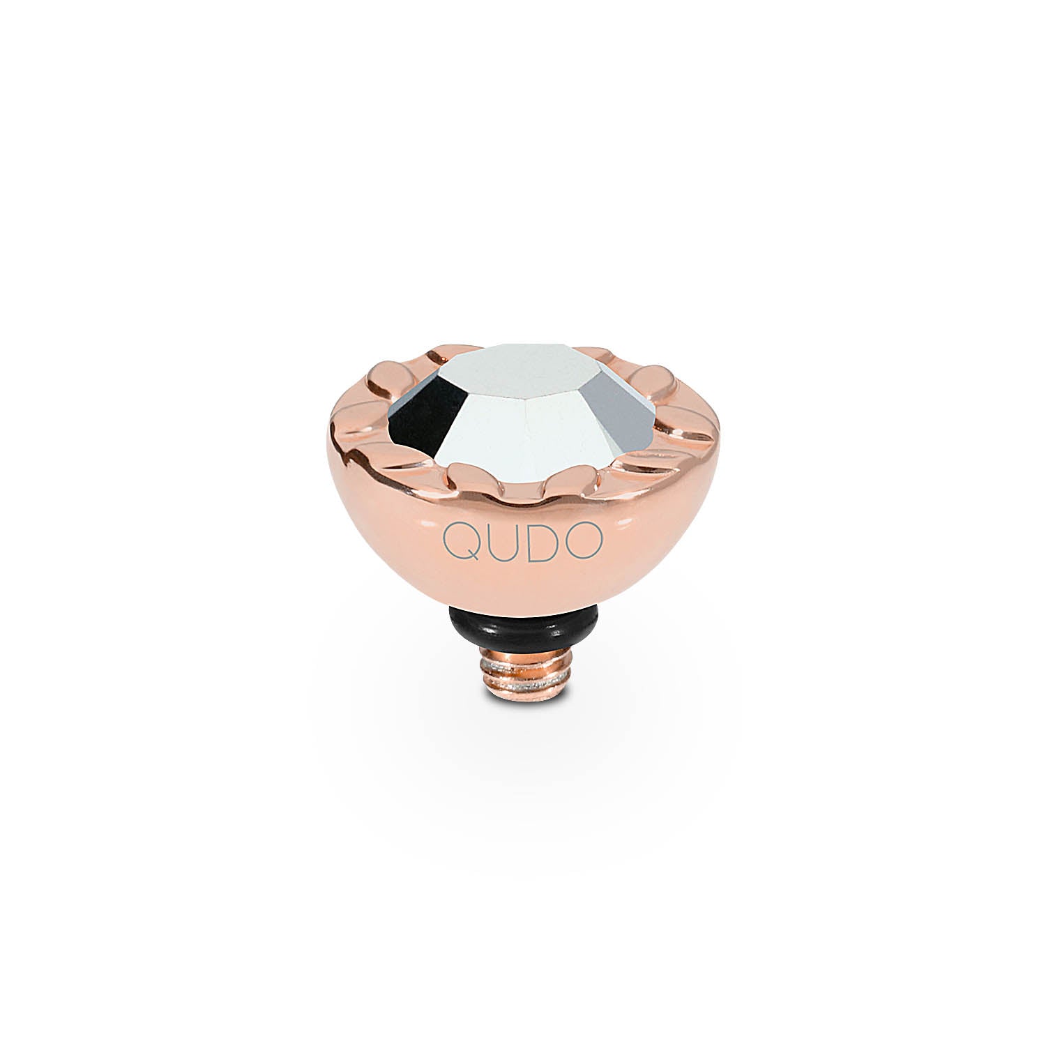Melara Top 0.4" - Rose Gold crystal labrador