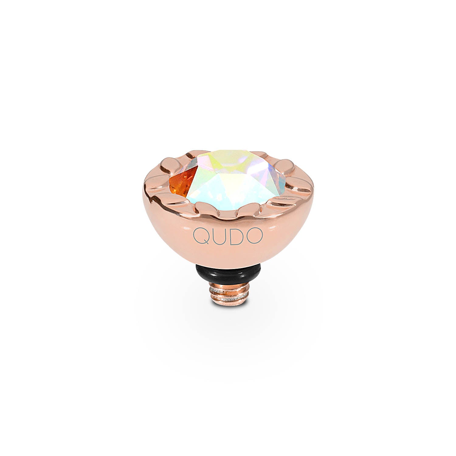Melara Top 0.4" - Rose Gold crystal aurora boreale