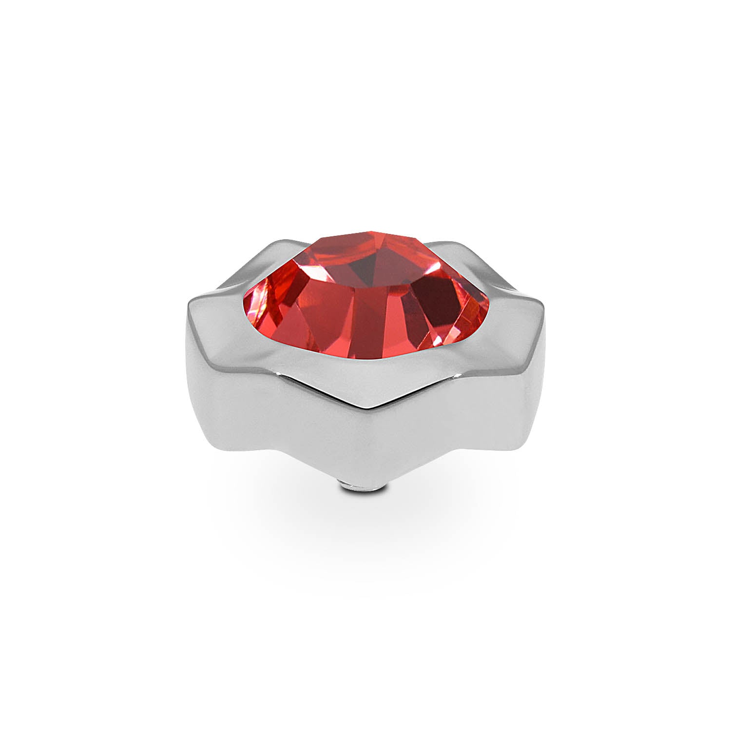 Nemoli Top 0.51" - Silver padparadscha