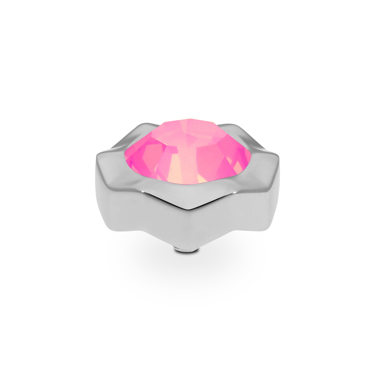 Nemoli Top 0.51" - Silver Crystal Dahlia Ignite