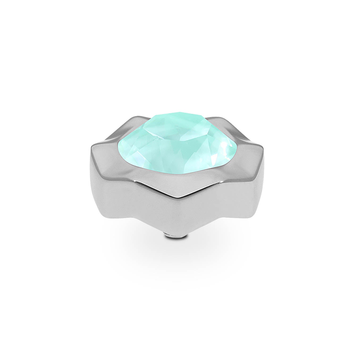 Nemoli Top 0.51" - Silver crystal soft mint ignite