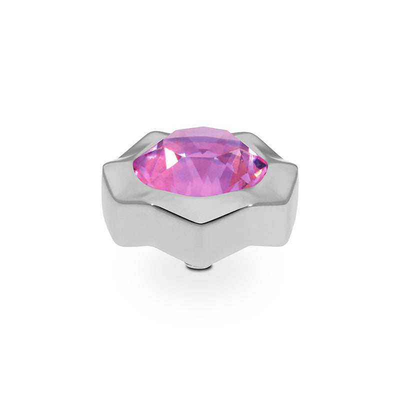 Nemoli Top 0.51" - Silver Crystal Orchid Ignite