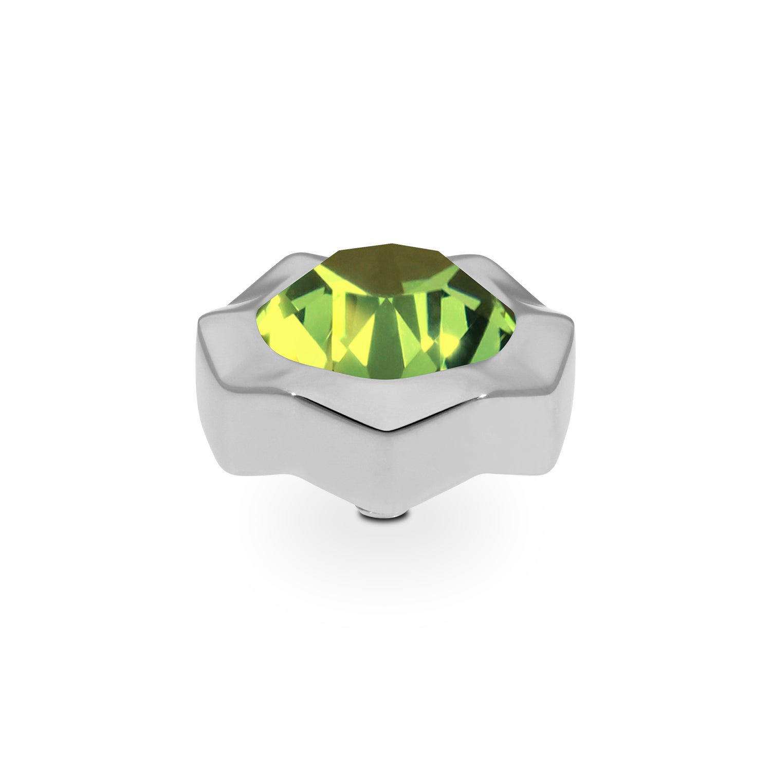 Nemoli Top 0.51" - Silver Citrus Green