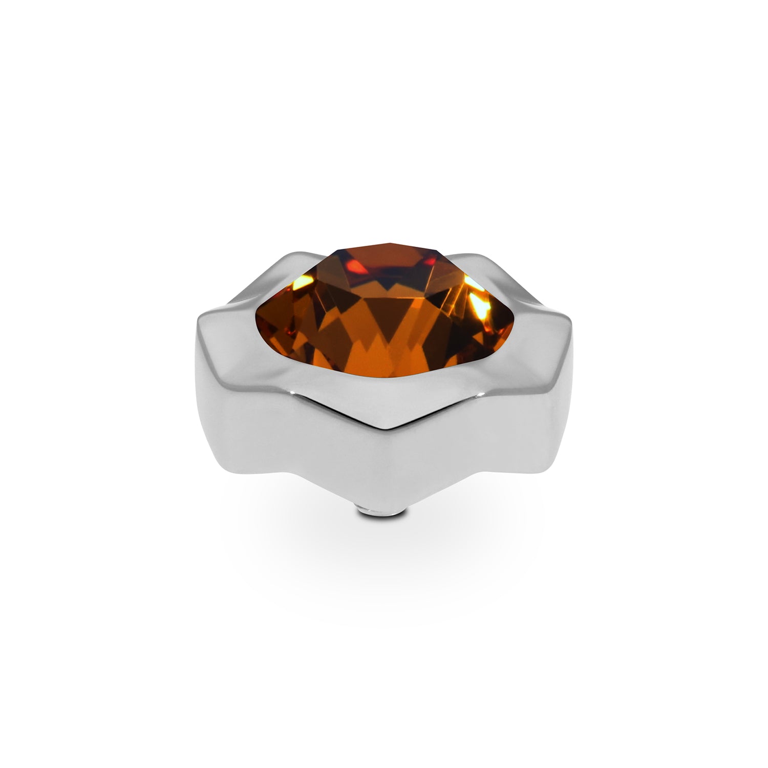 Nemoli Top 0.51" - Silver Smoked Topaz
