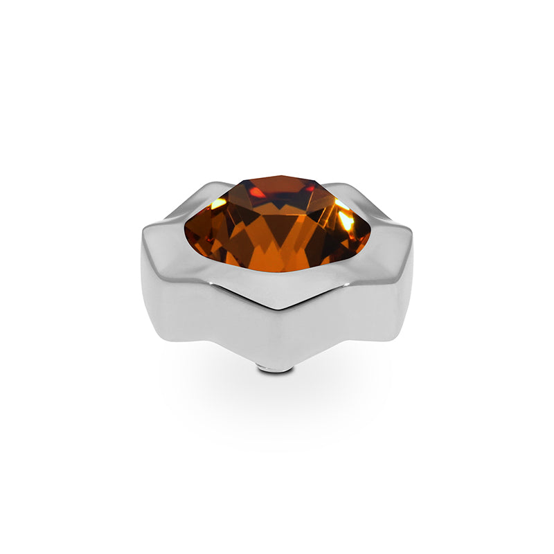 Nemoli Top 0.51" - Silver Smoked Topaz