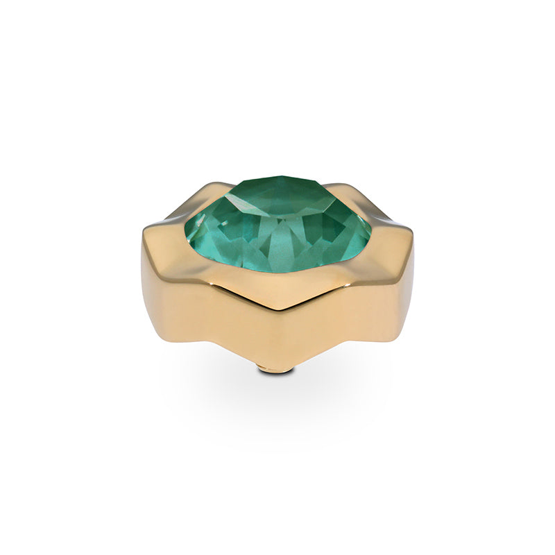 Nemoli Top 0.51" - Gold Crystal Pine Green Ignite