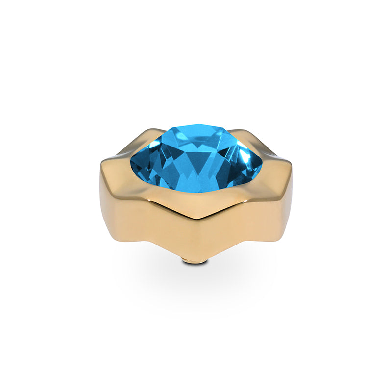 Nemoli Top 0.51" - Gold Denim Blue