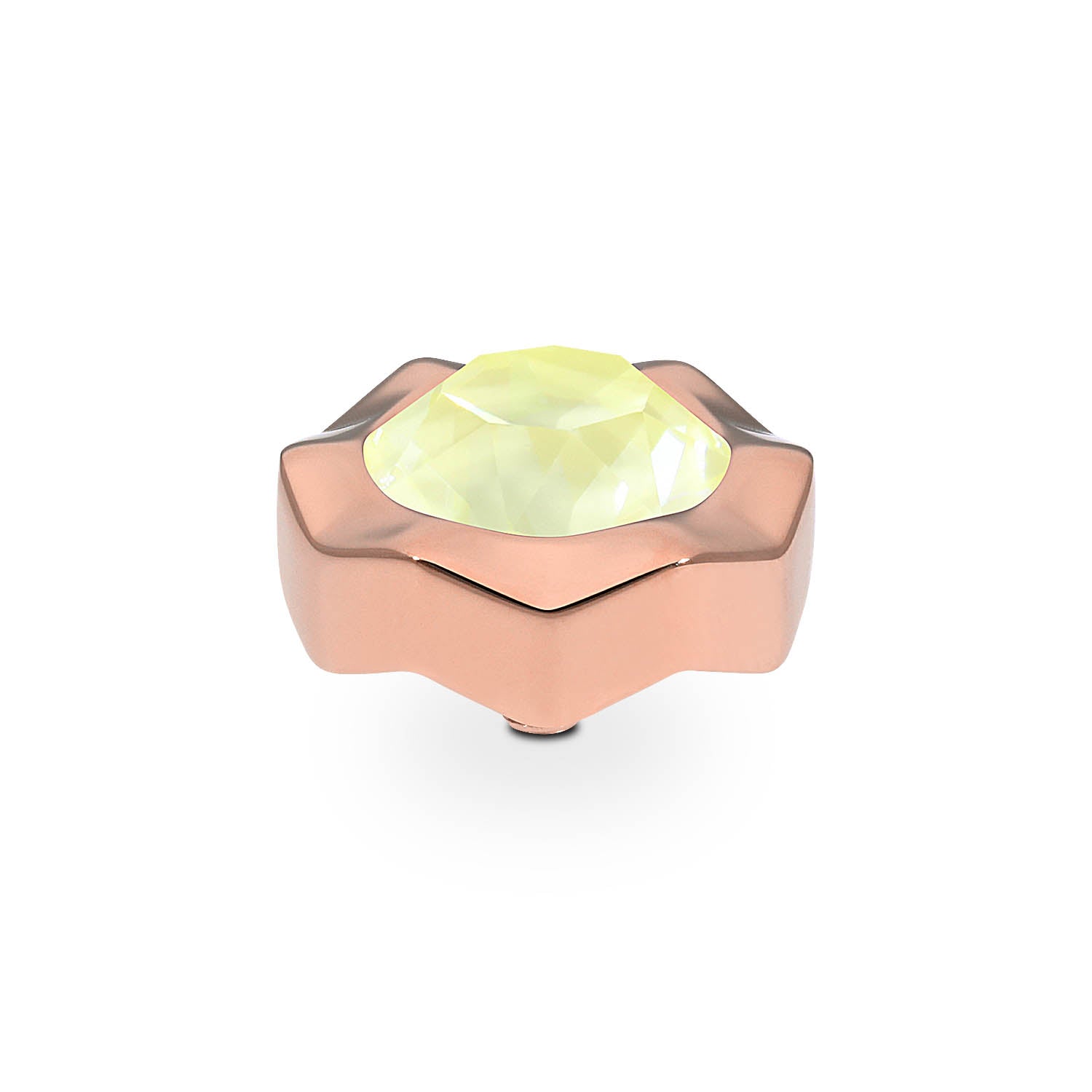 Nemoli Top 0.51" - Rose Gold crystal soft yellow ignite