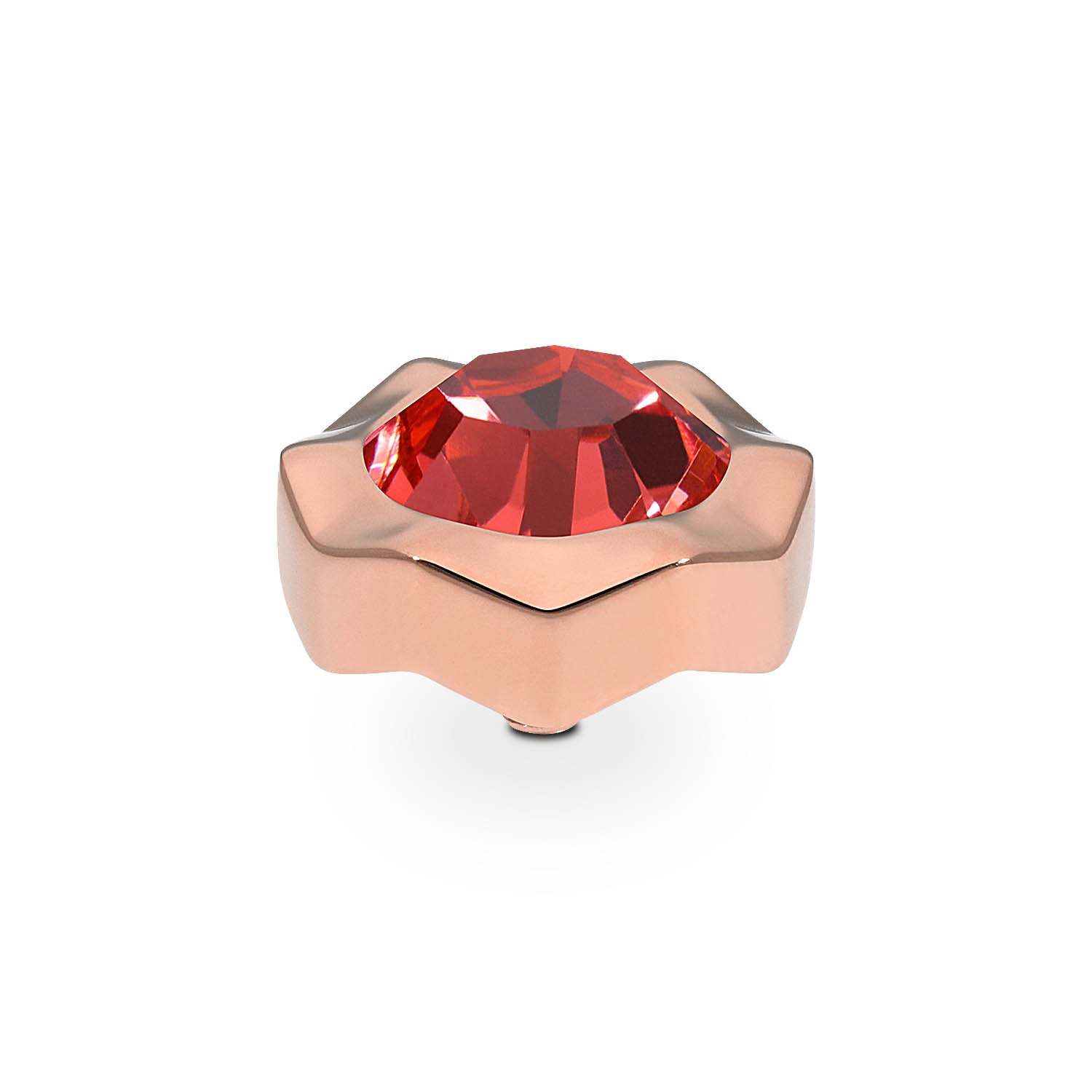 Nemoli Top 0.51" - Rose Gold padparadscha