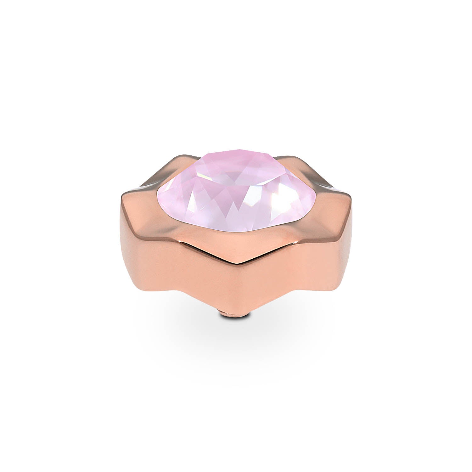 Nemoli Top 0.51" - Rose Gold crystal soft rose ignite